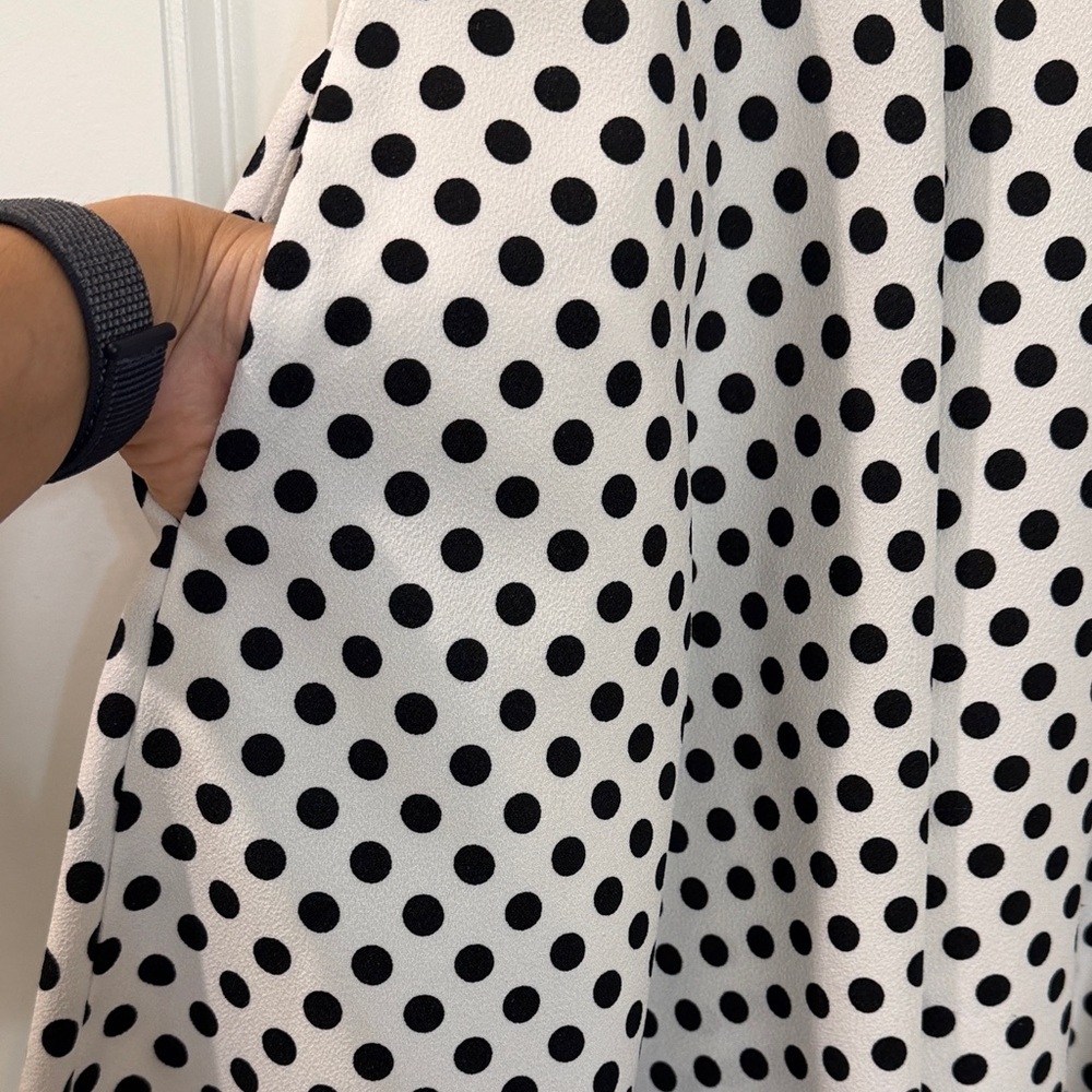 Betsey Johnson Black and White Polka Dot Dress - Picture 4 of 7